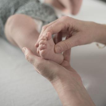 baby zoneterapi er godt for både mor og barn